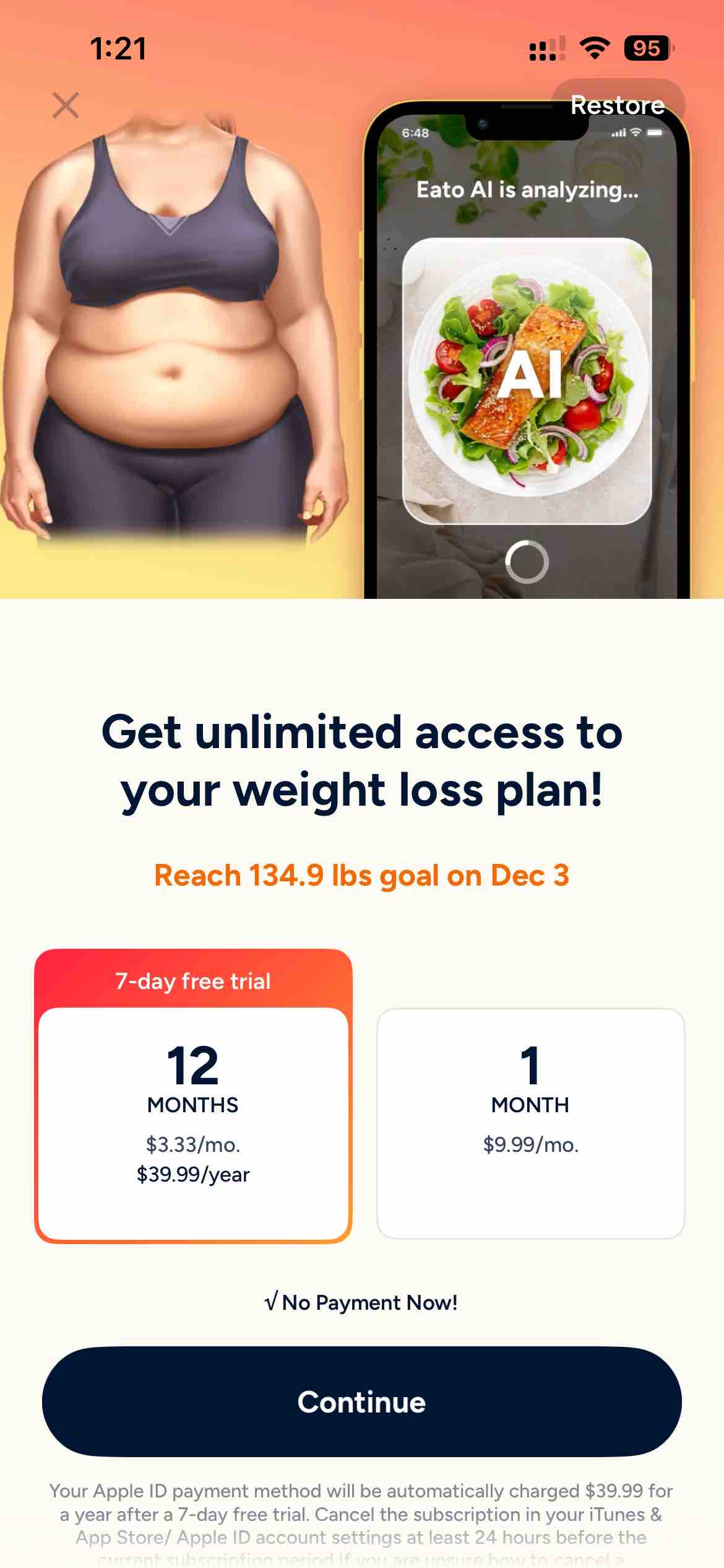 Eato®: Calorie Counter