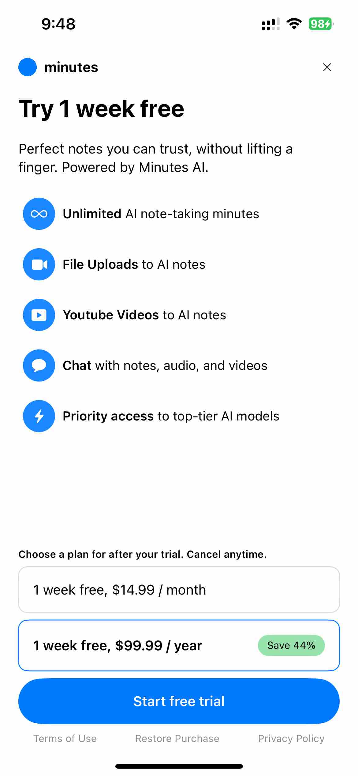 Minutes: AI Meeting Note Taker