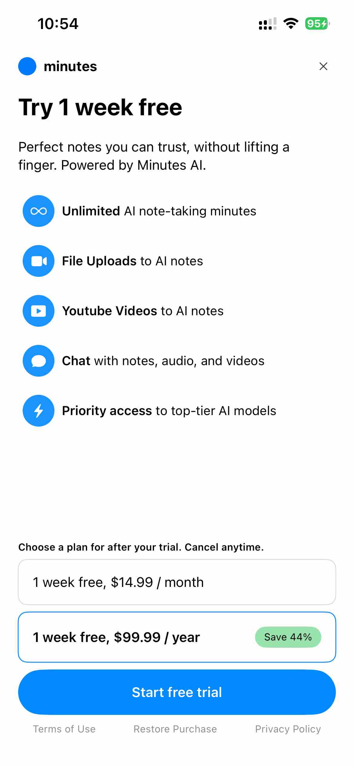 Minutes: AI Meeting Note Taker