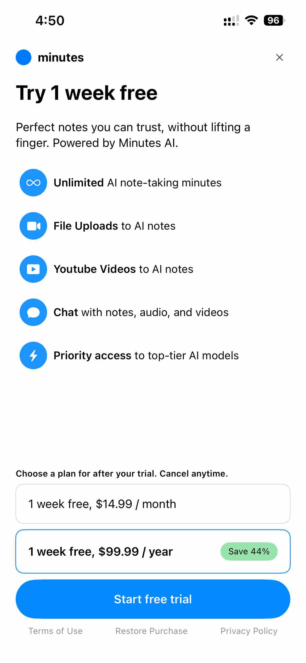 Minutes: AI Meeting Note Taker