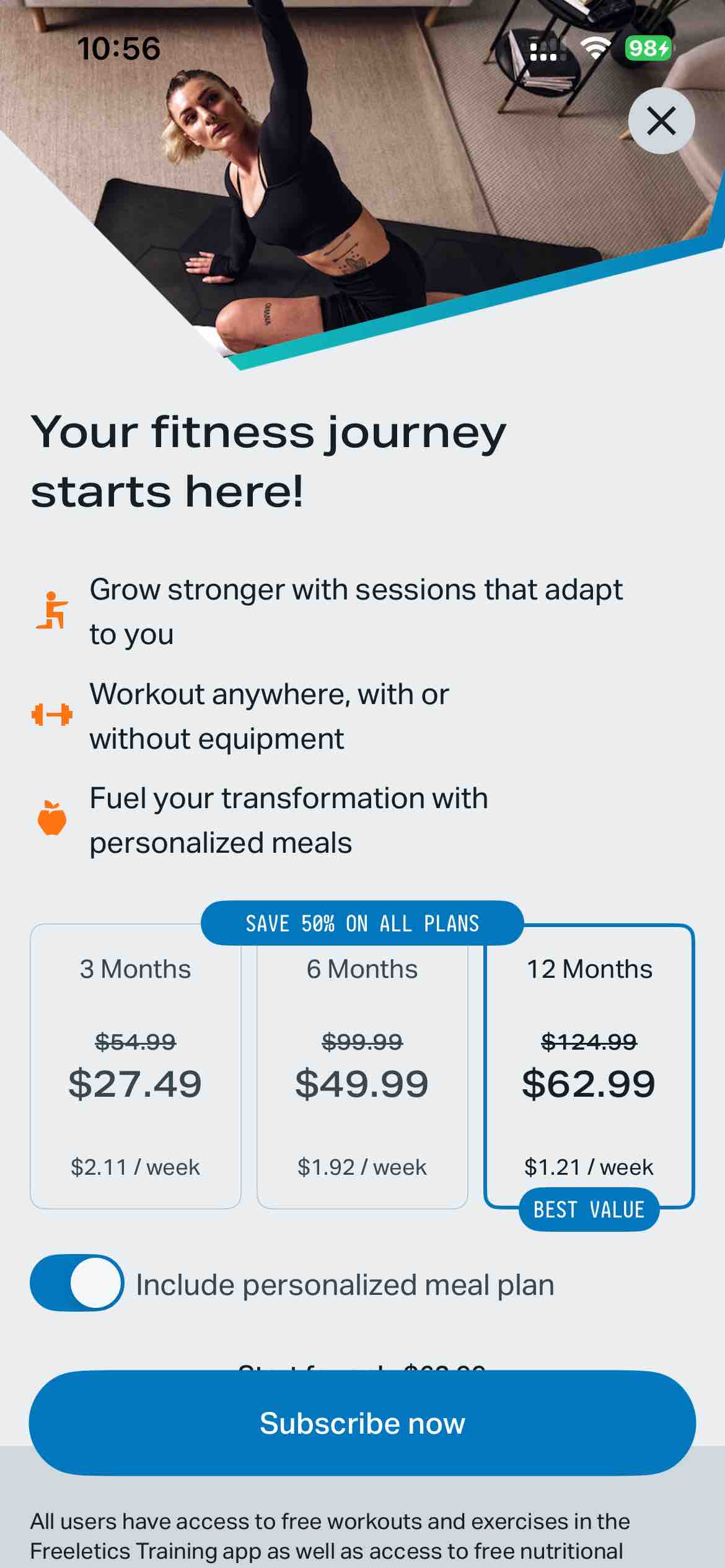 Freeletics: Workouts & Fitness