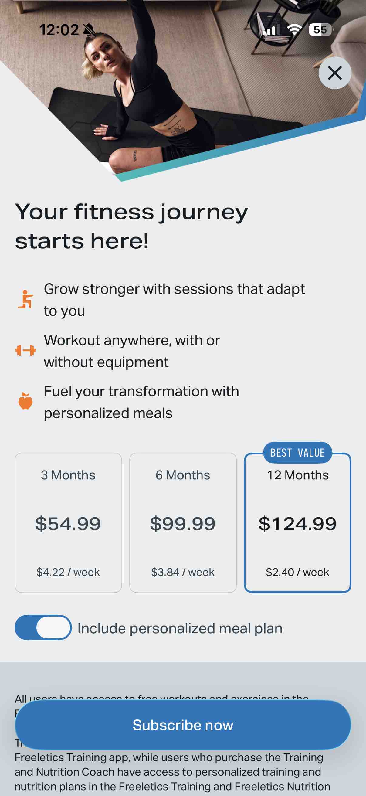 Freeletics: Workouts & Fitness