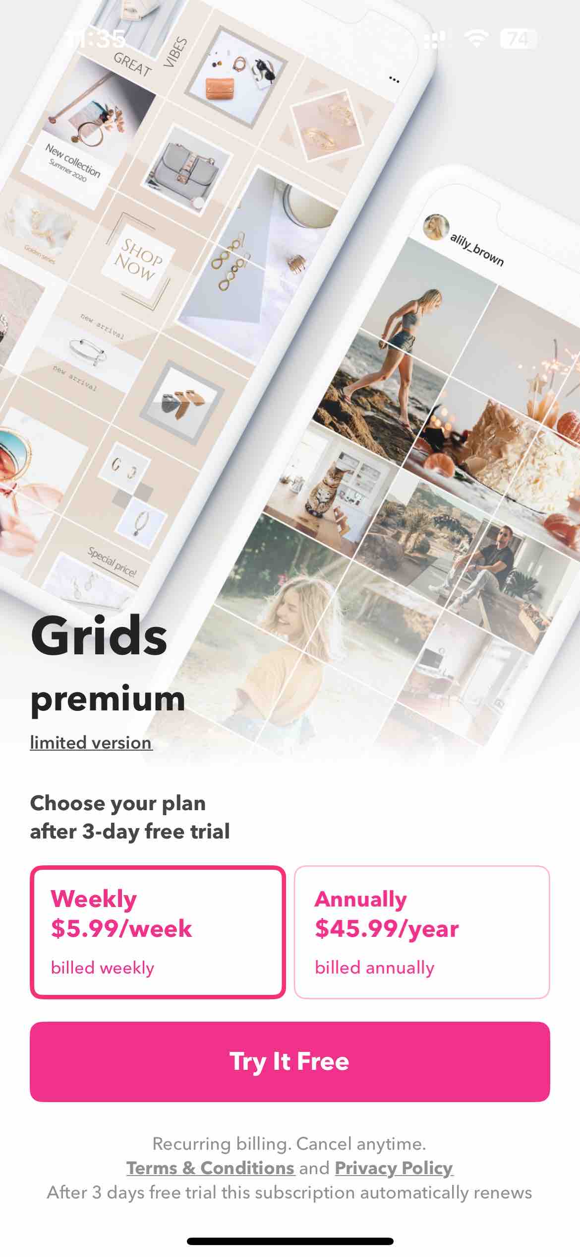 GRIDS Post maker for Instagram