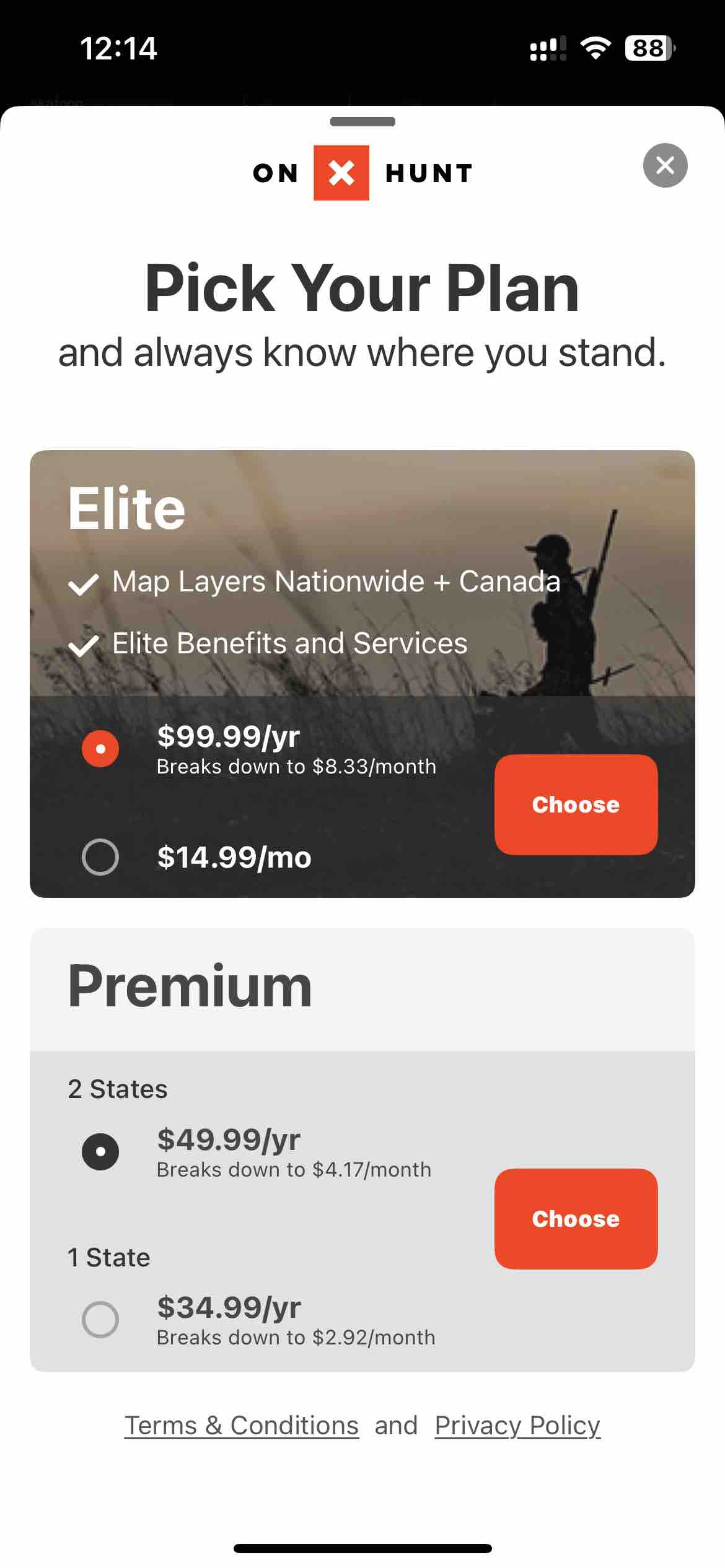 onX Hunt: GPS Hunting Maps