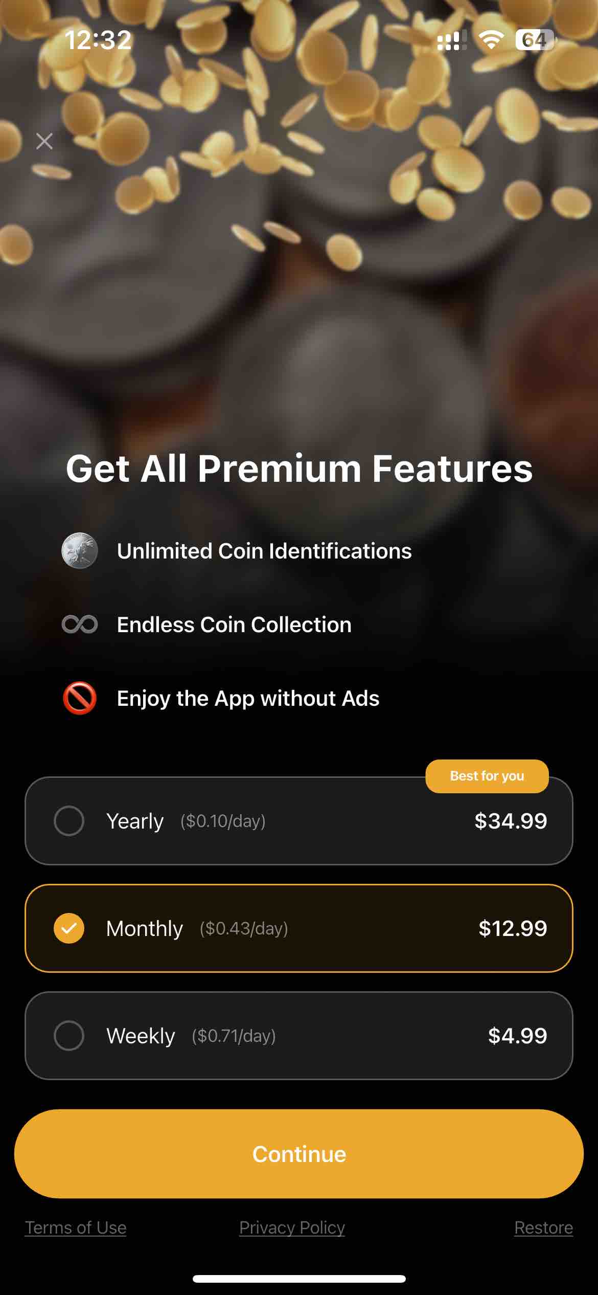 Coin ID Scan: Value Identifier