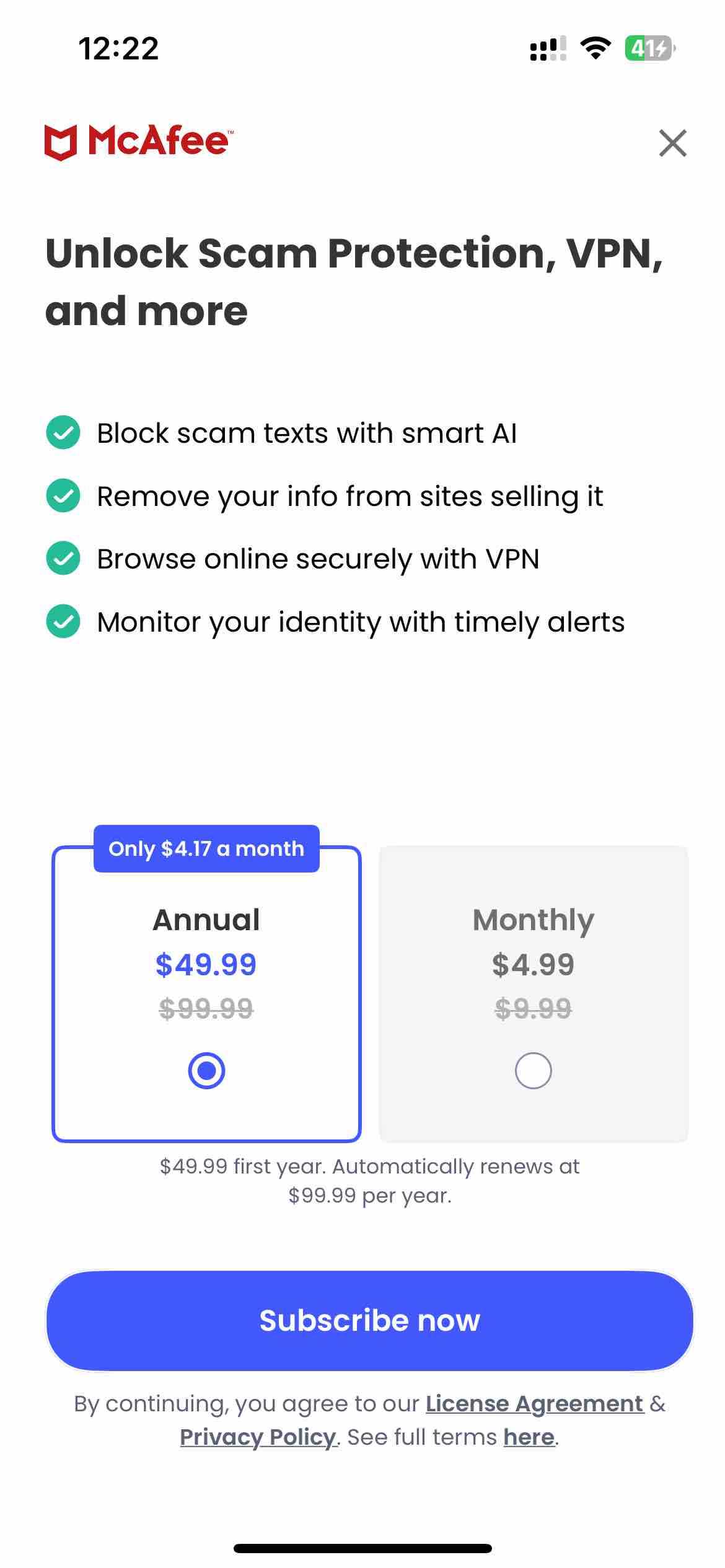 McAfee Security: Privacy & VPN