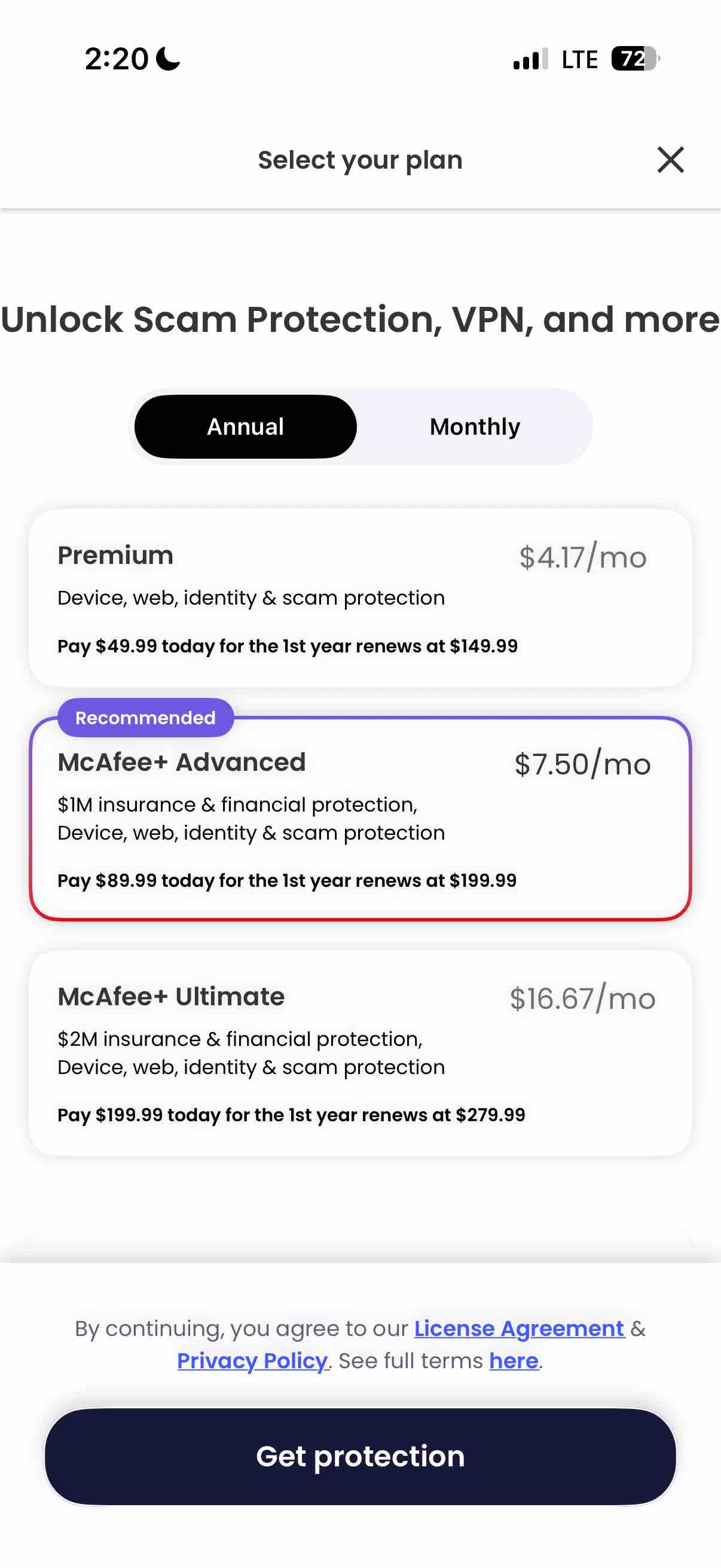 McAfee: Stay Secure & Private