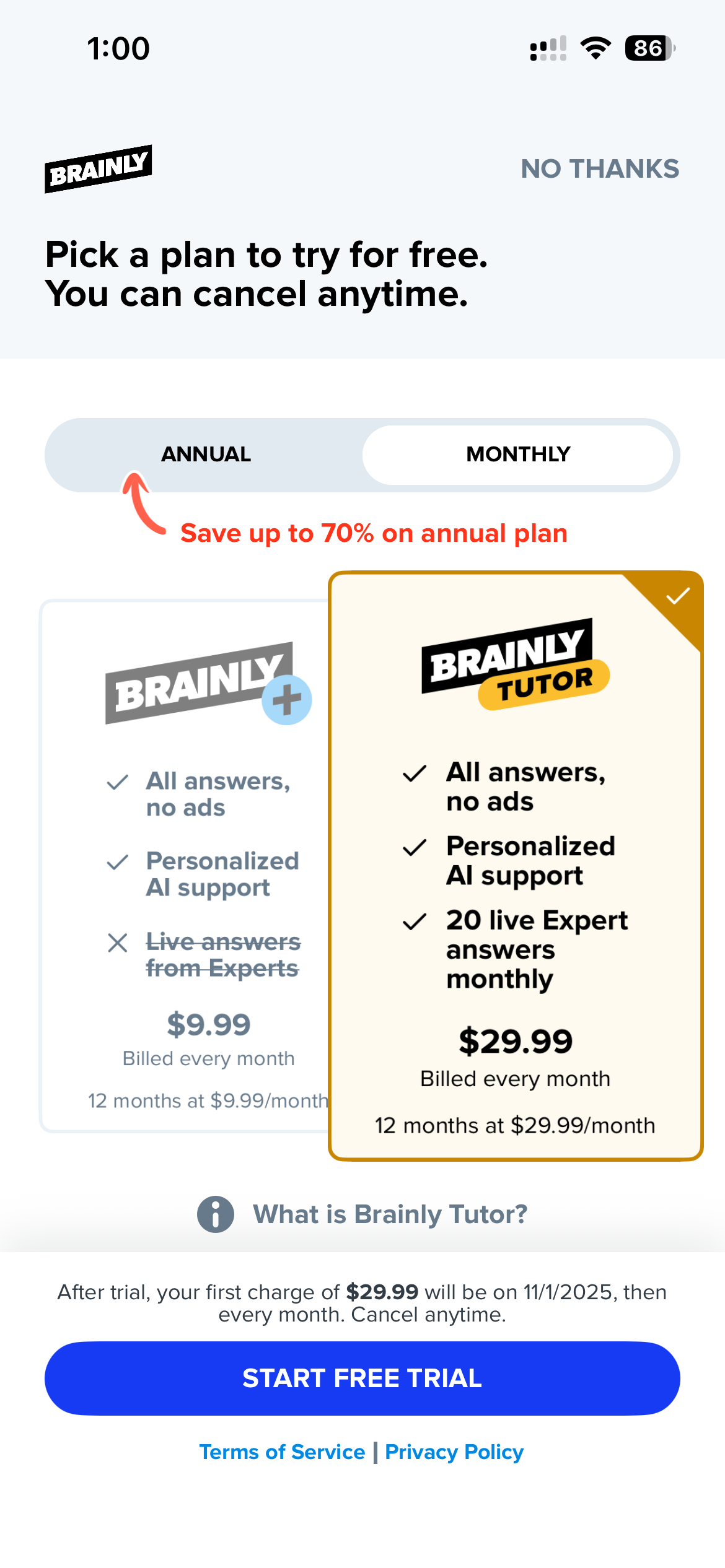Brainly: AI Homework Helper