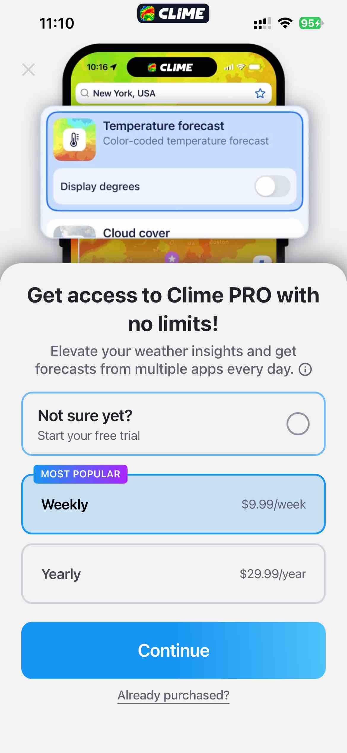 Clime: NOAA Weather Radar Live