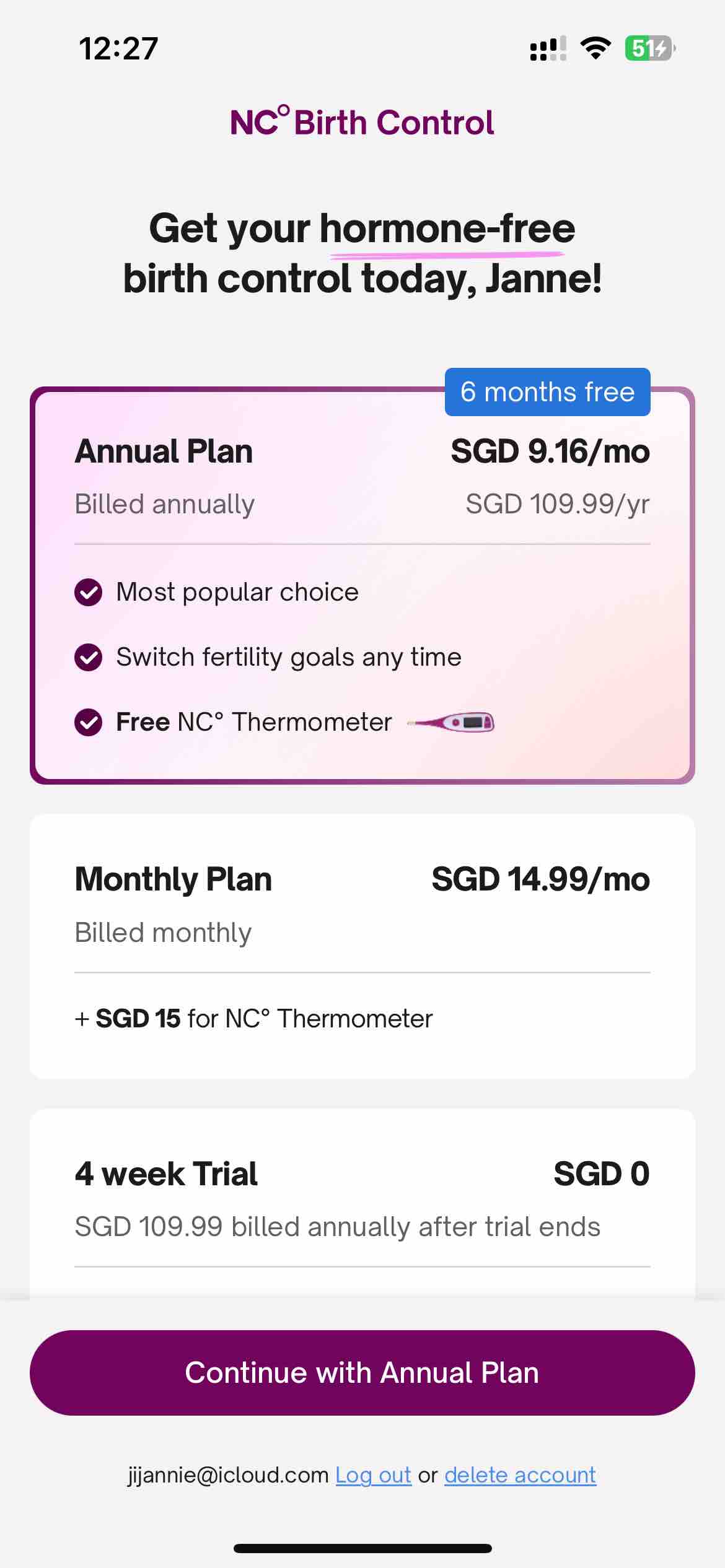 Natural Cycles: Birth Control