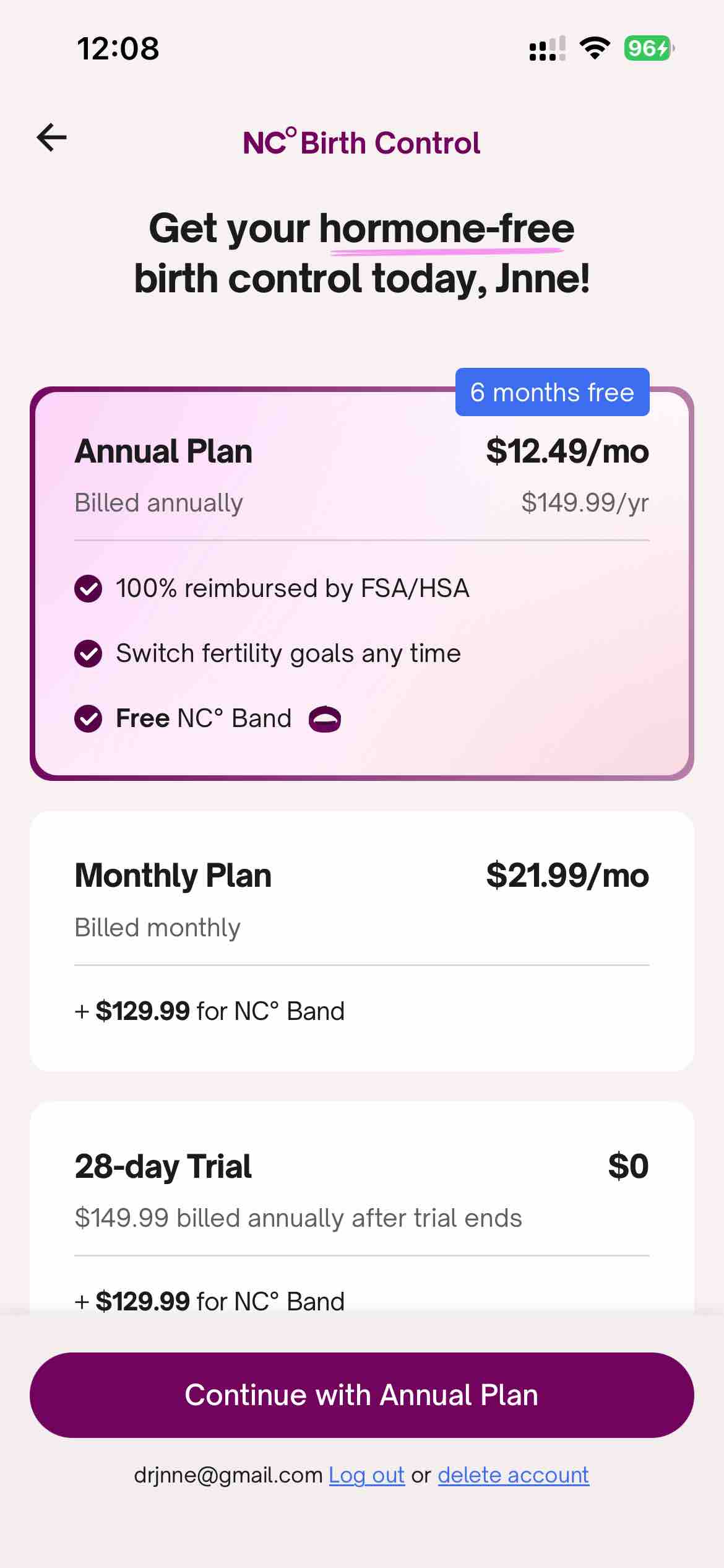 Natural Cycles Fertility App