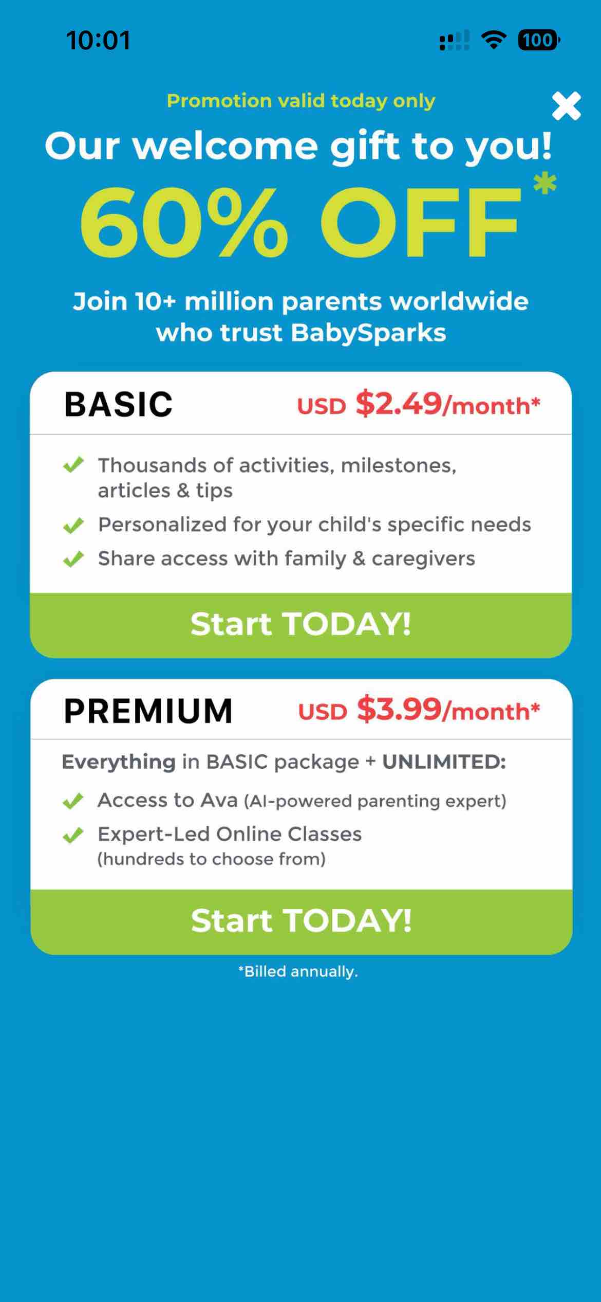 BabySparks - Development App