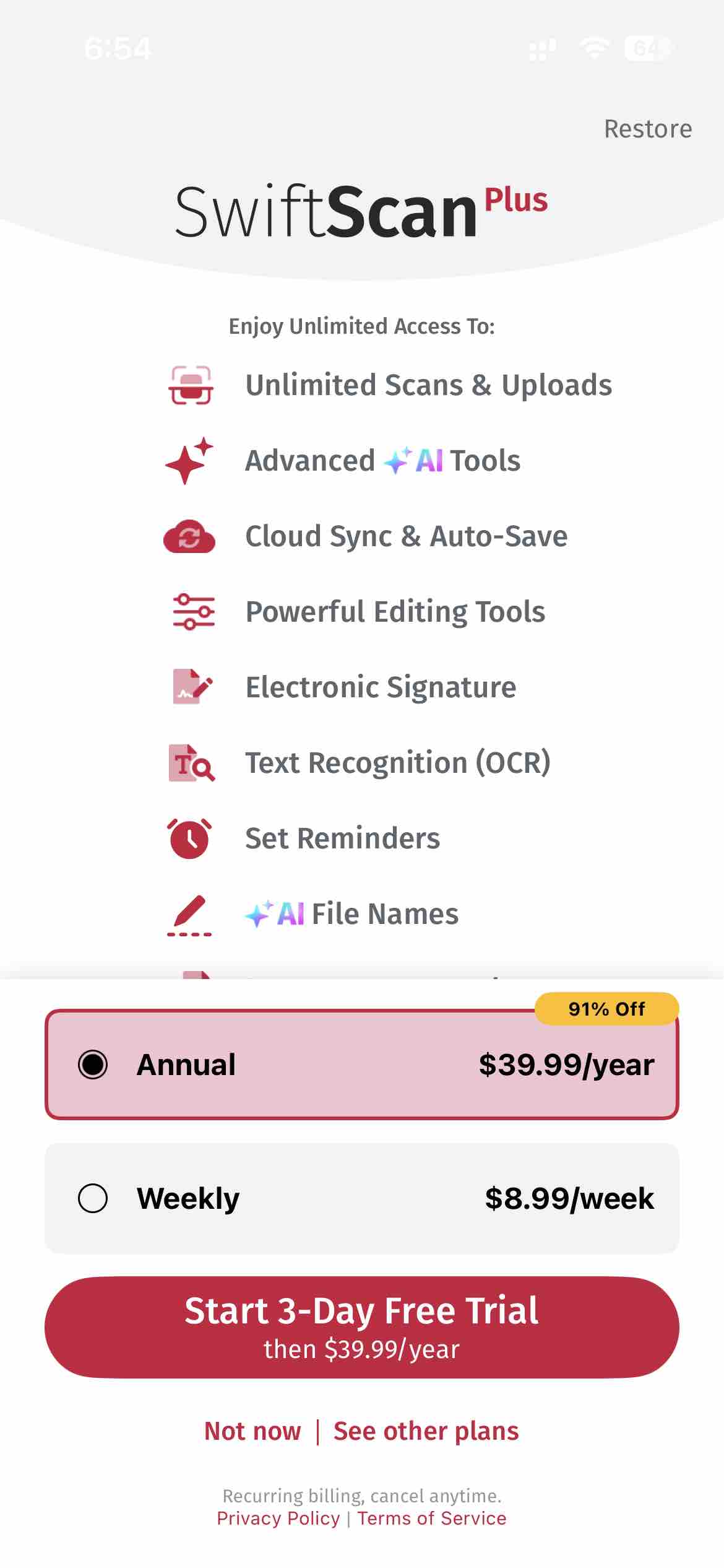SwiftScan - Document Scanner