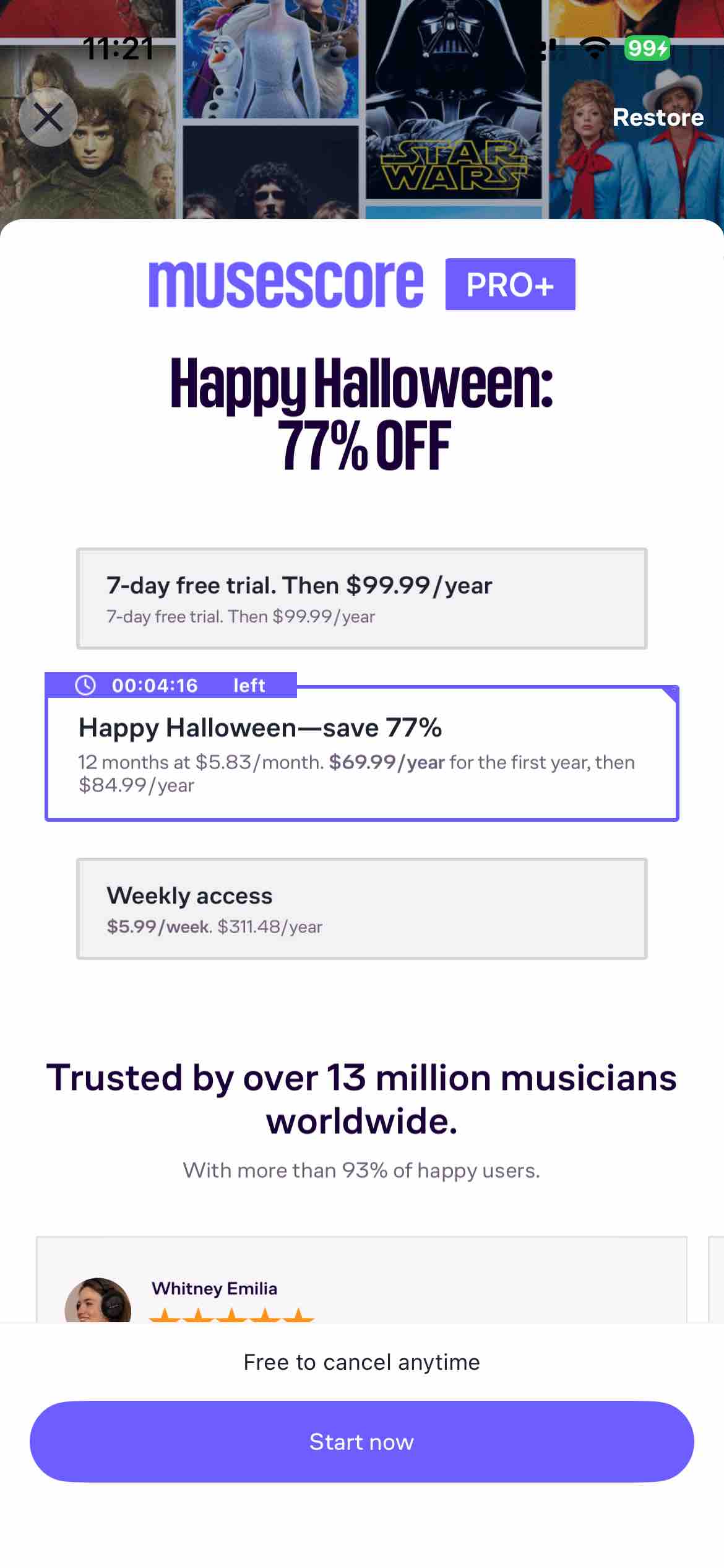 MuseScore: sheet music