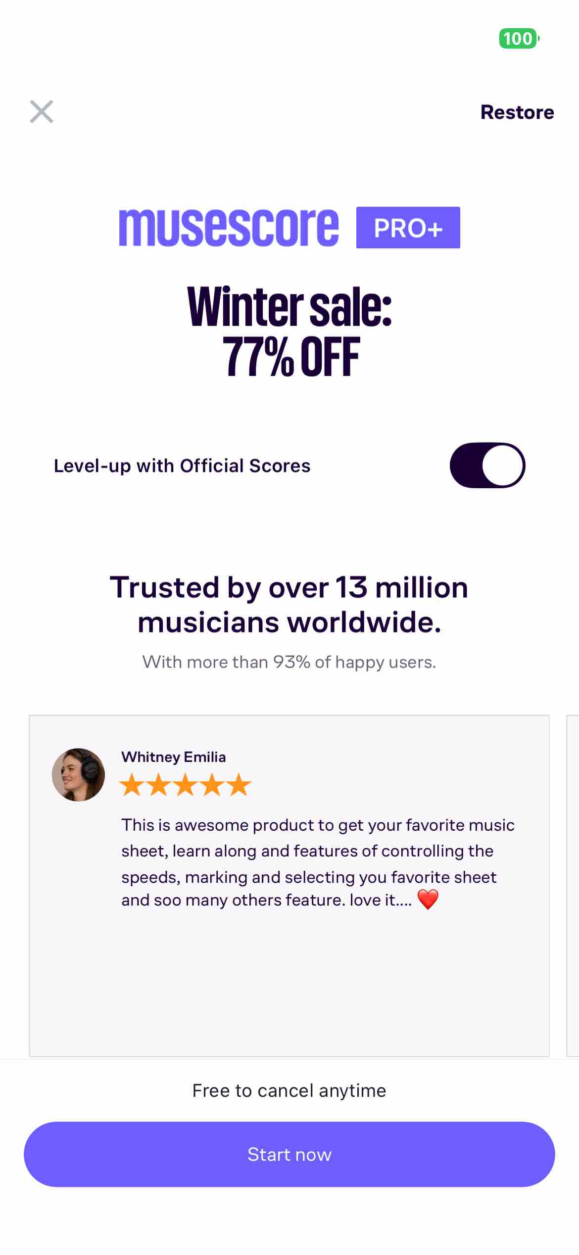 MuseScore: sheet music