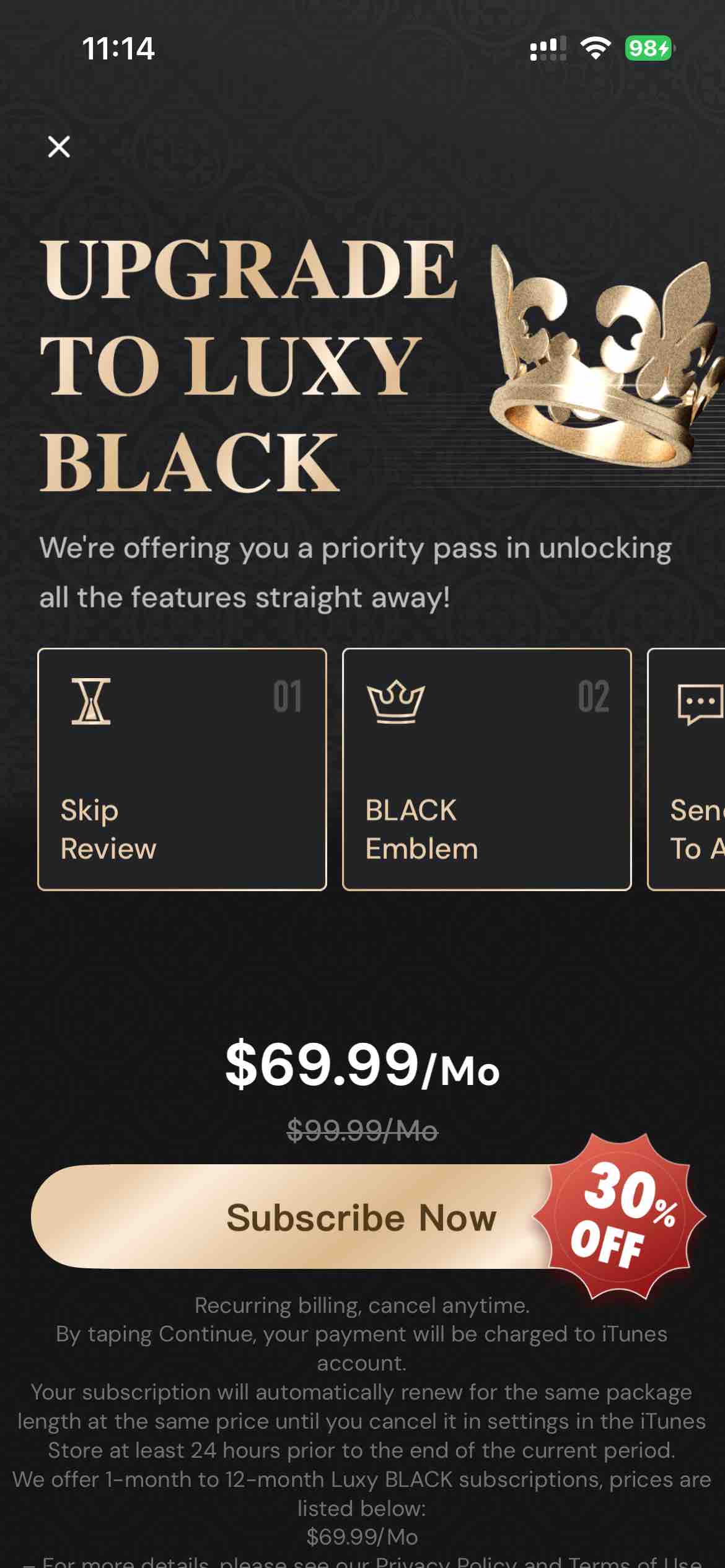 Luxy - Selective Dating App