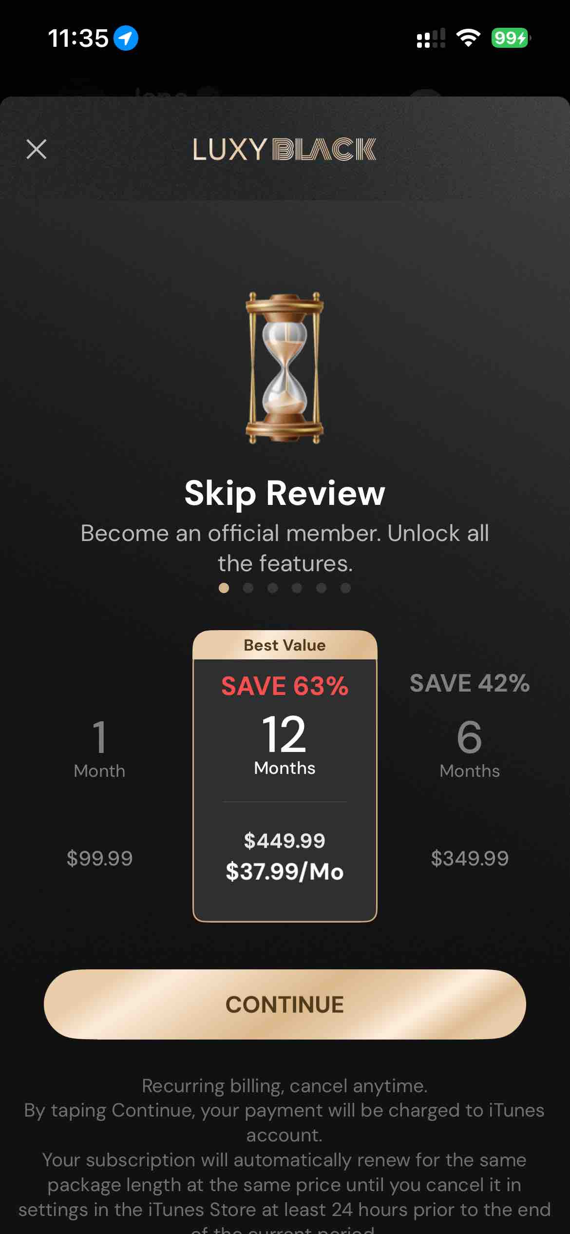 Luxy - Selective Dating App