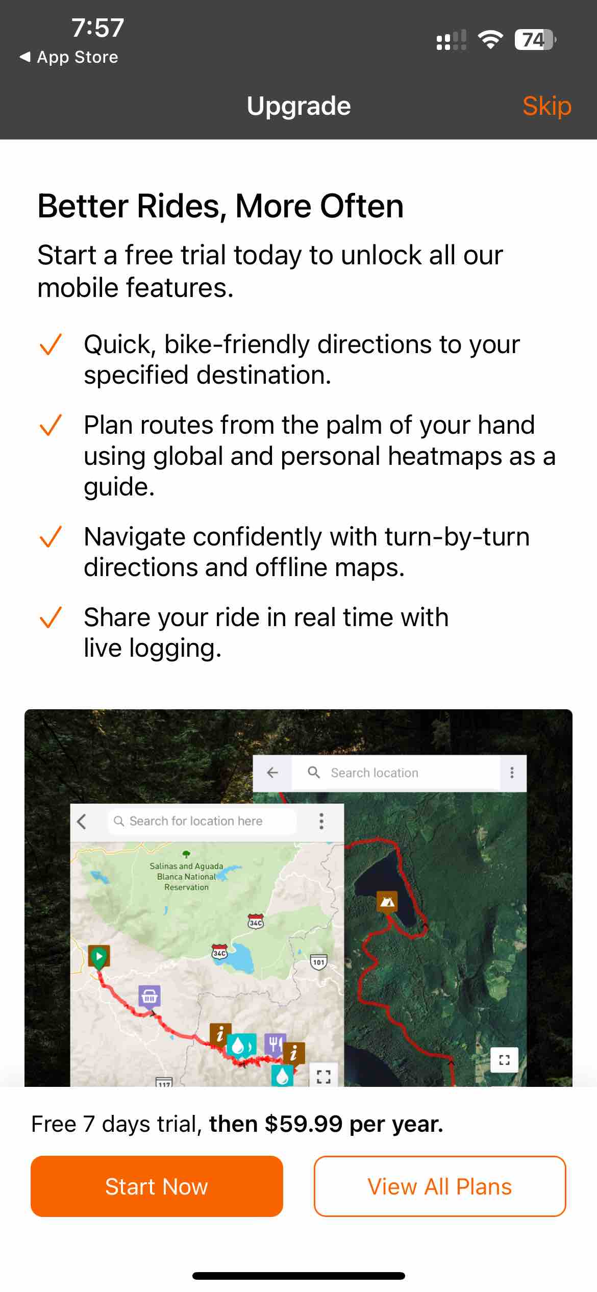 Ride with GPS: Bike Navigation