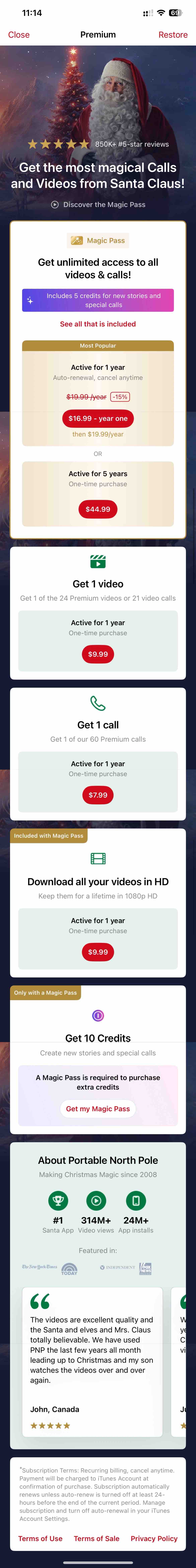 Call Santa Claus with PNP