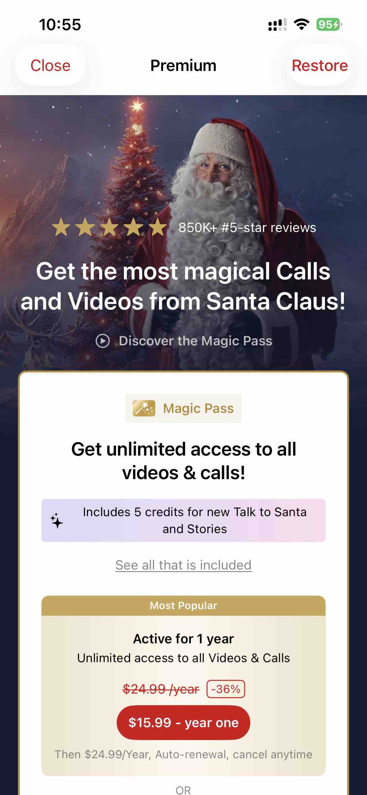 Call Santa Claus with PNP