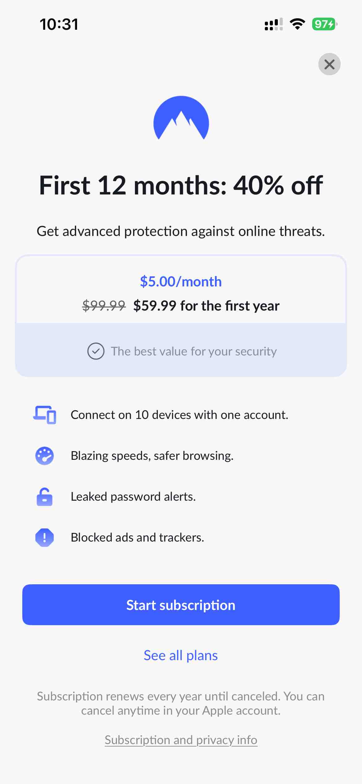 NordVPN: VPN Fast & Secure