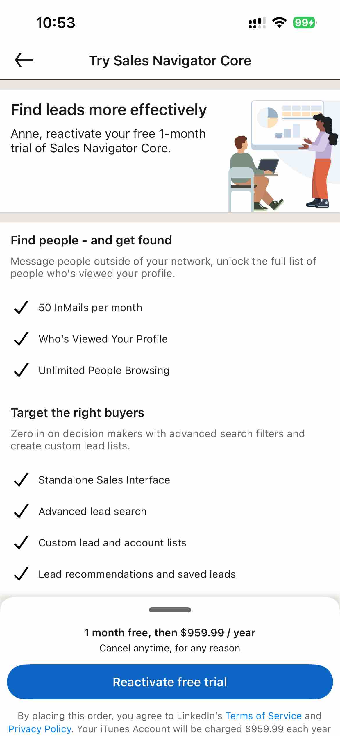 LinkedIn Sales Navigator