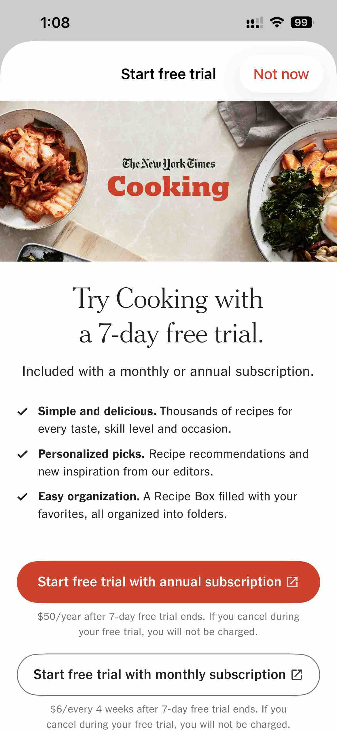 NYT Cooking: Quick Tasty Meals