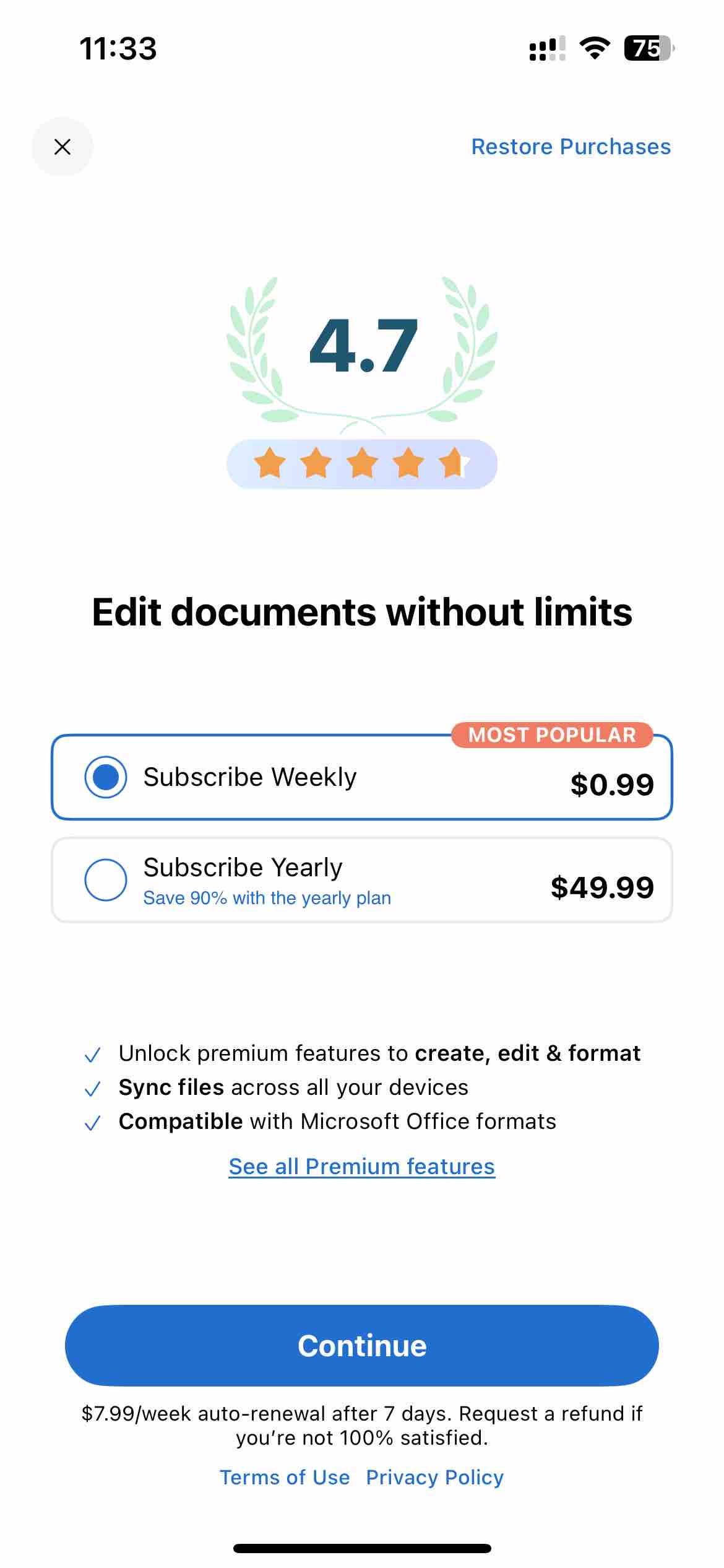 OfficeSuite docs & PDF editor