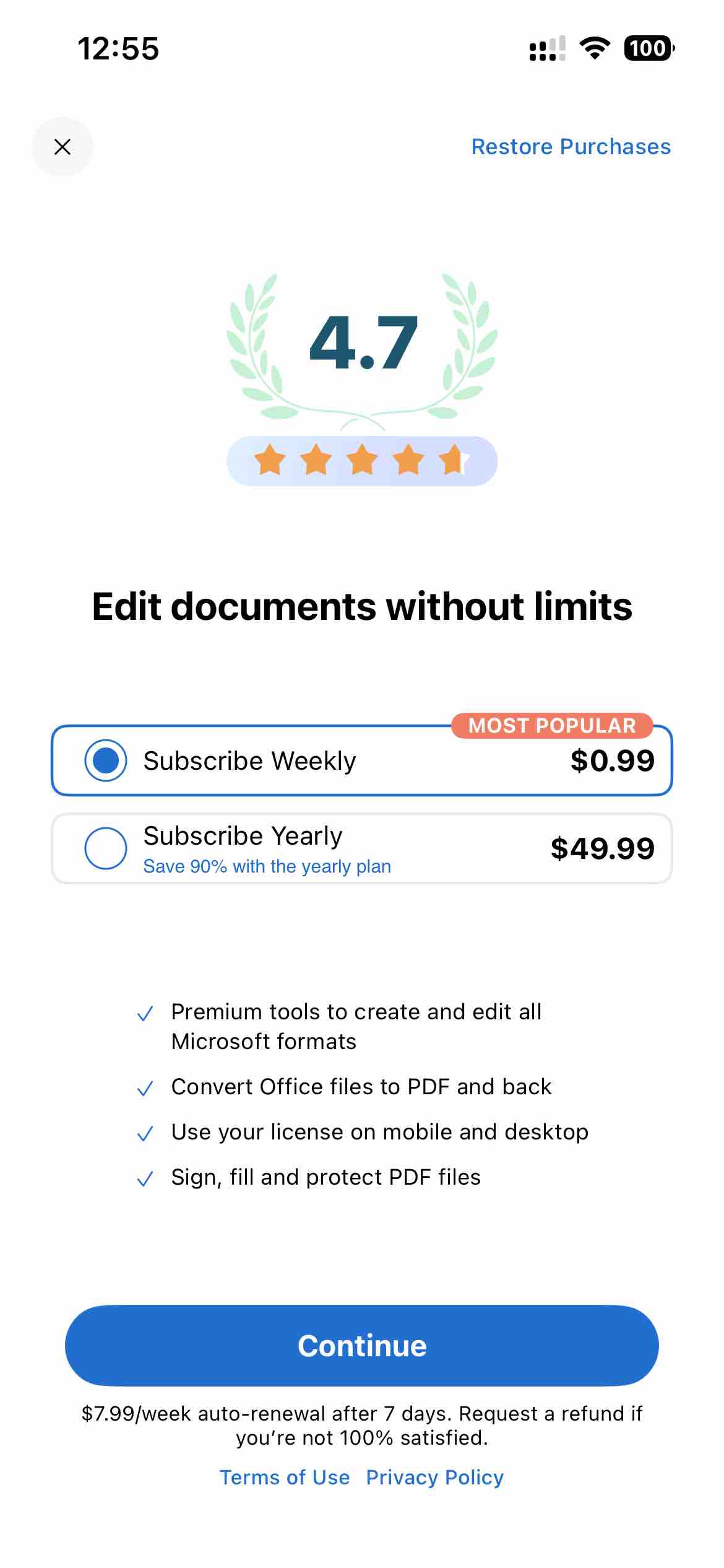 OfficeSuite docs & PDF editor