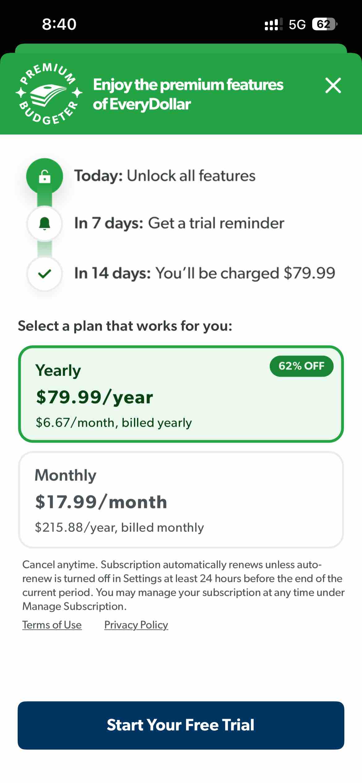 EveryDollar: Budget Management