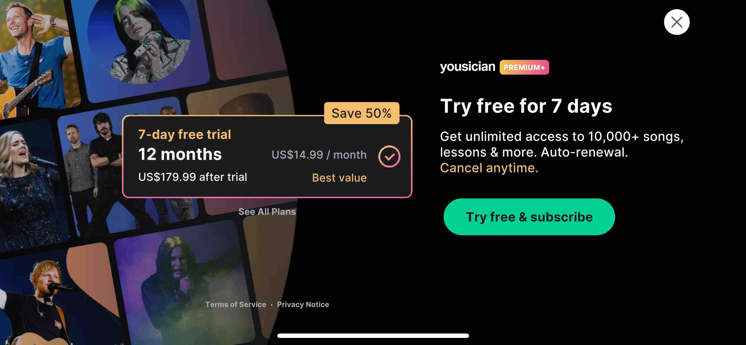 Yousician: Learn & Play Music
