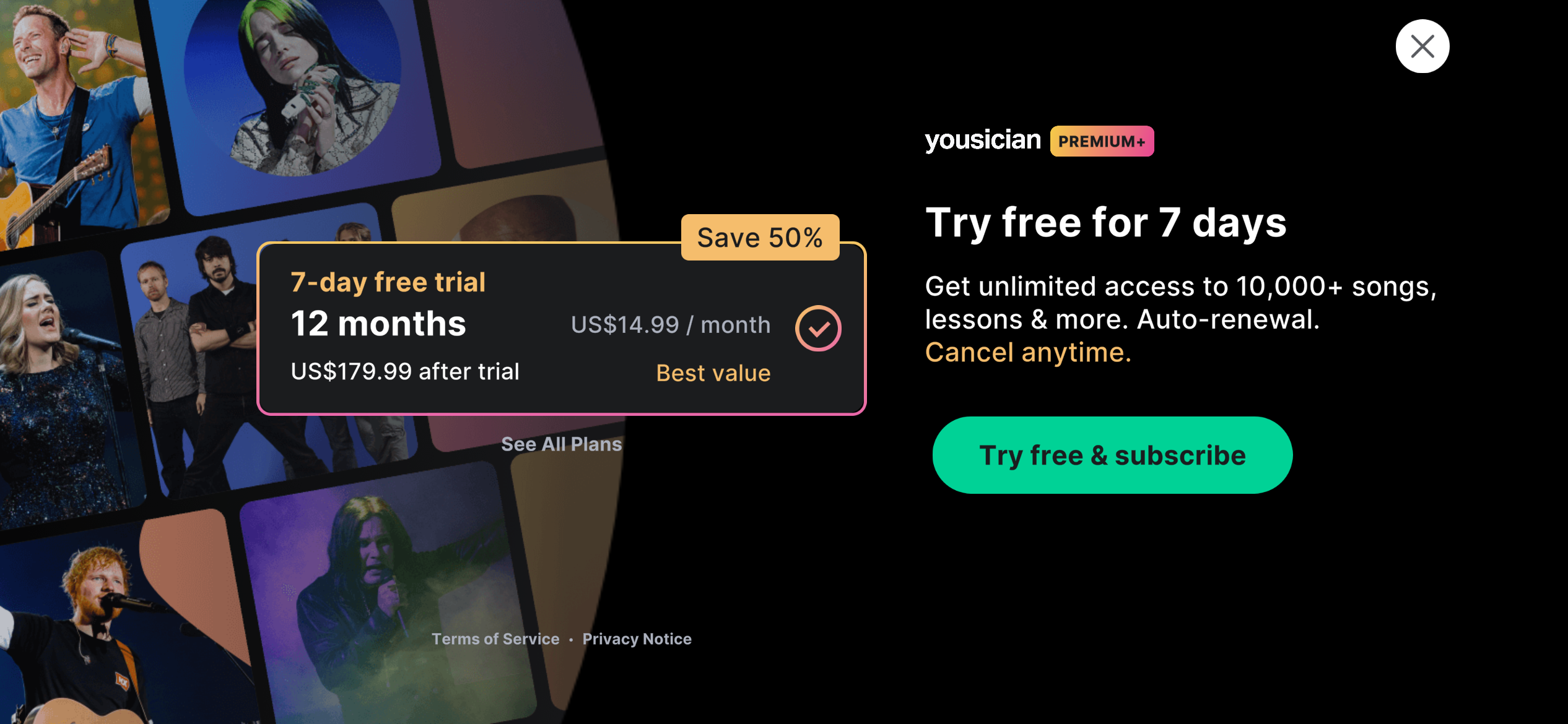 Yousician: Learn & Play Guitar