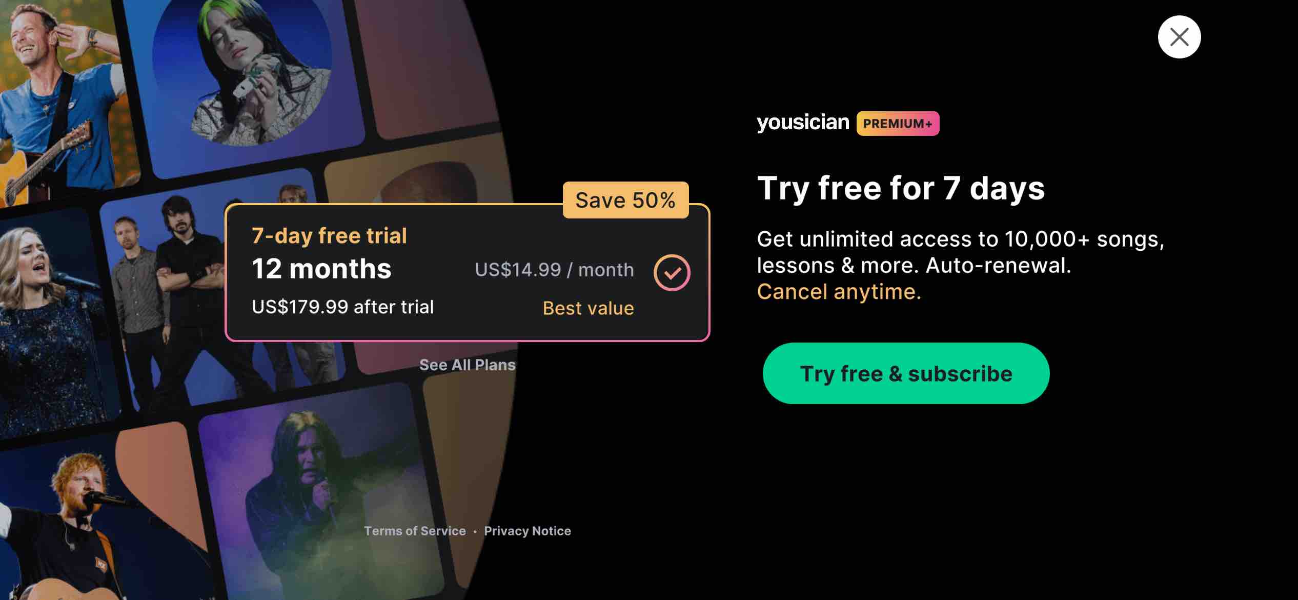 Yousician: Learn & Play Guitar