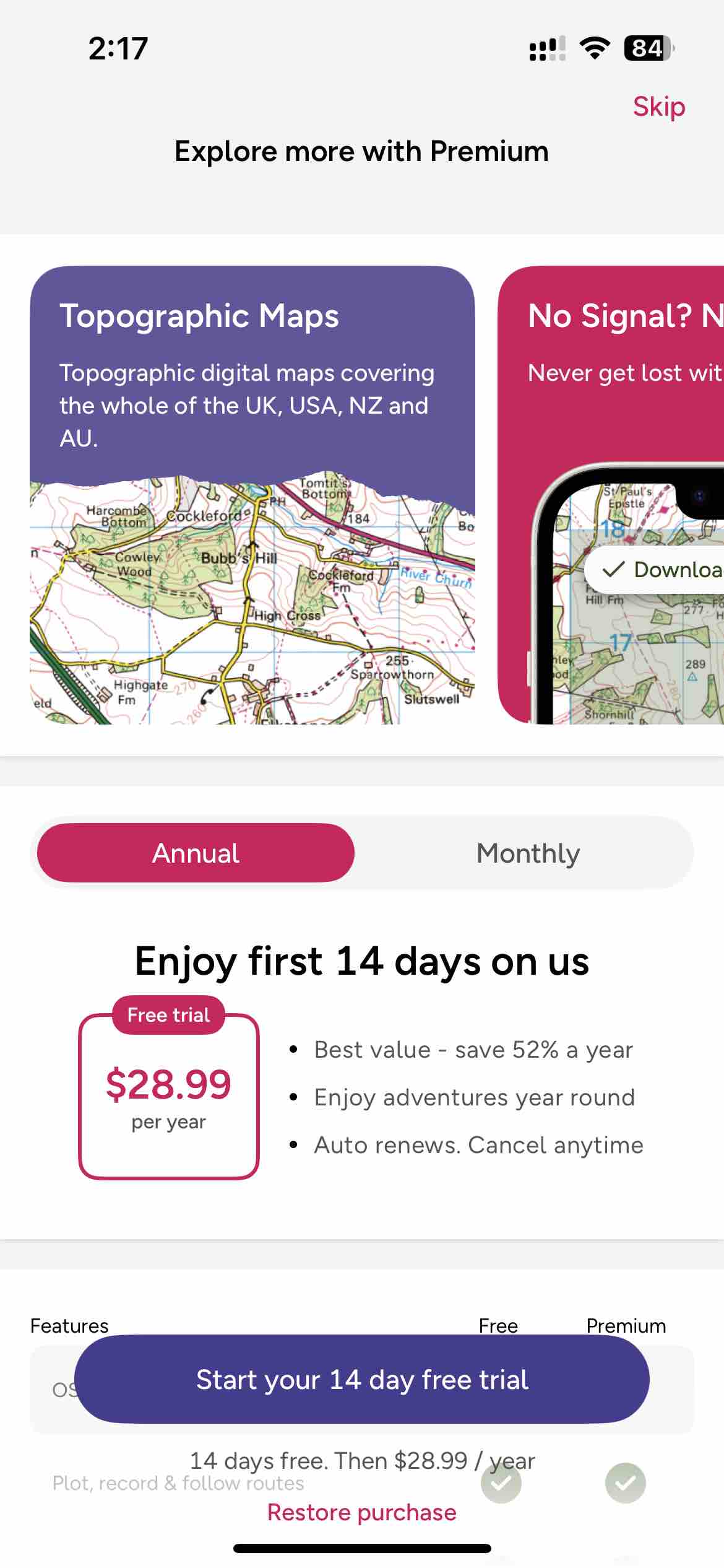 OS Maps: Walk, Hike, Run, Bike