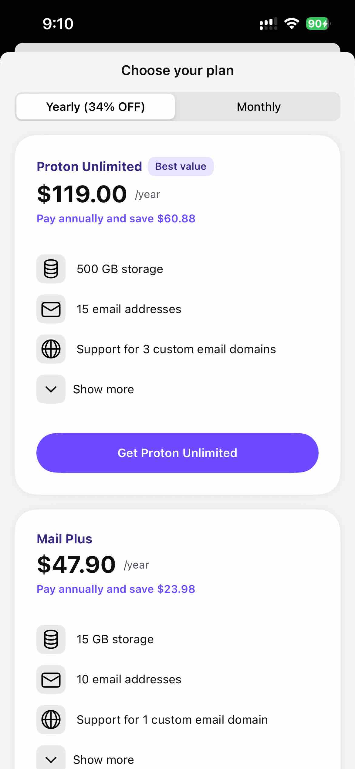 Proton Mail - Encrypted Email