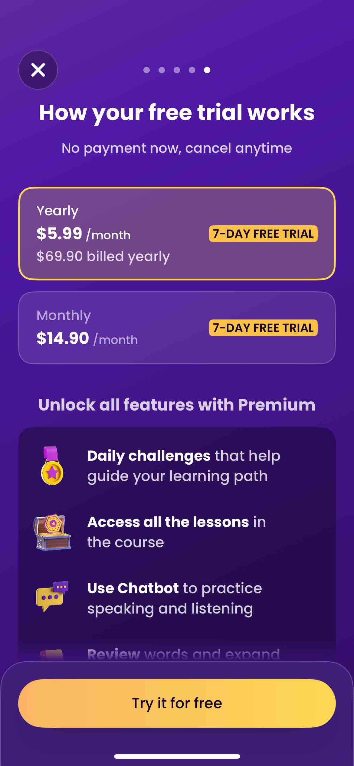 Mondly: Learn 41 Languages