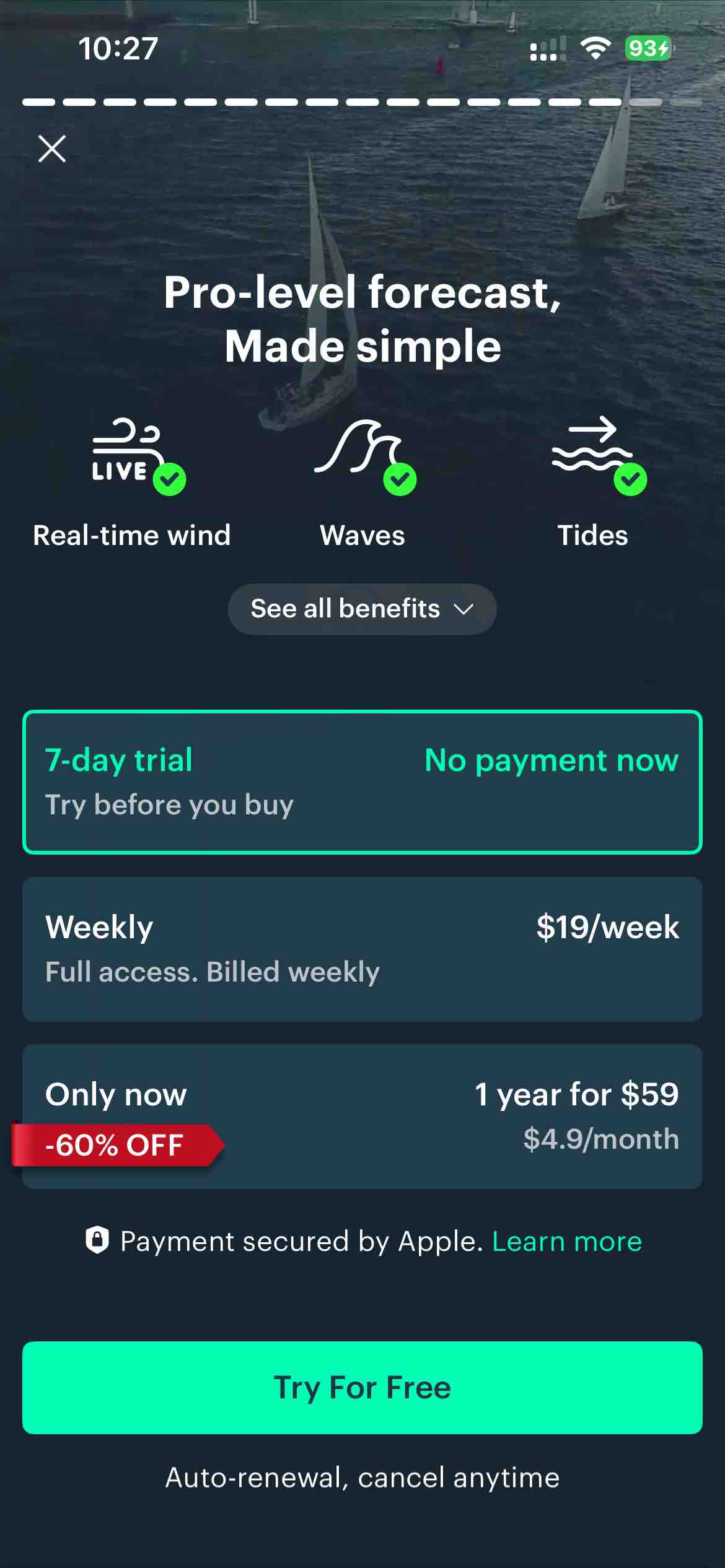 Windy.app — Wind, Tides, Radar